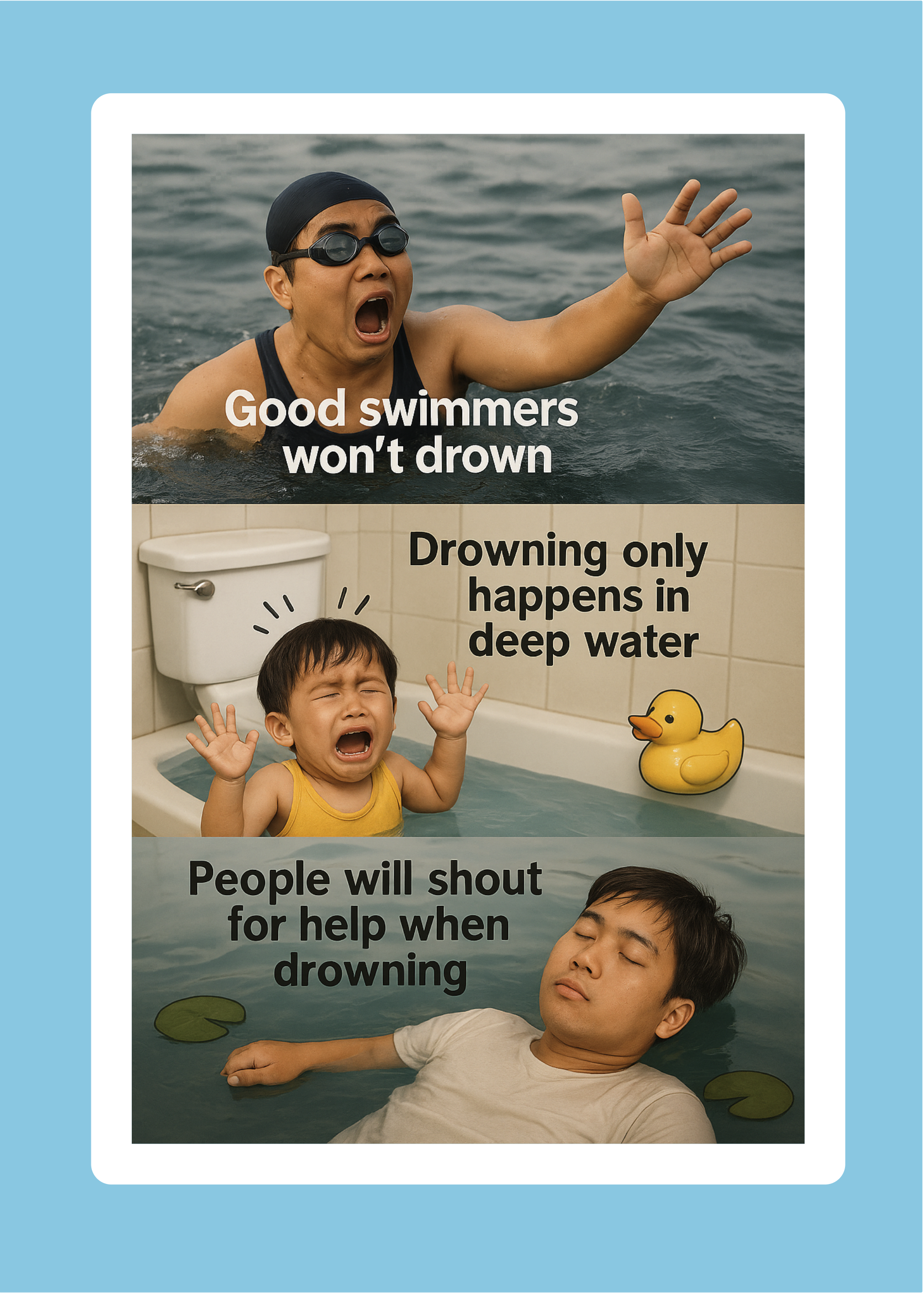 水安全误区图解
